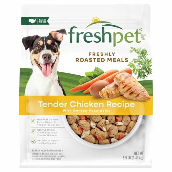 Freshpet Fresh Dog Food, Freshly Roasted Meals, Tender Chicken