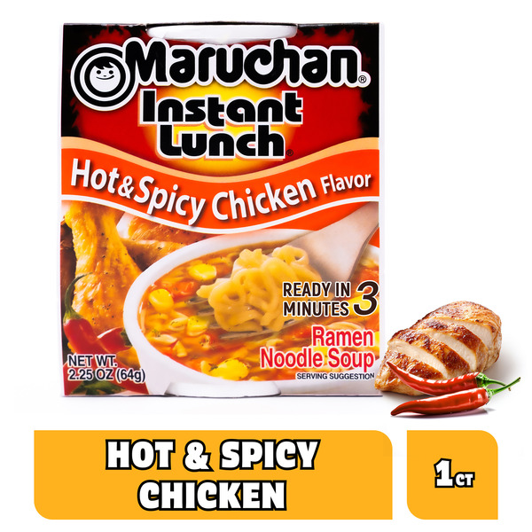 Maruchan Instant Lunch Hot & Spicy Chicken Flavor Ramen Noodle Soup