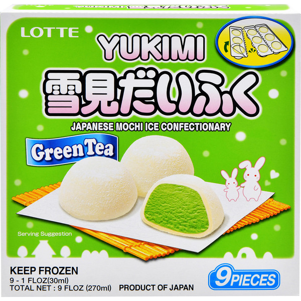 LOTTE Mini Yukimi Daifuku Green Tea