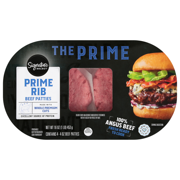 Signature SELECT Beef Patties, Prime Rib