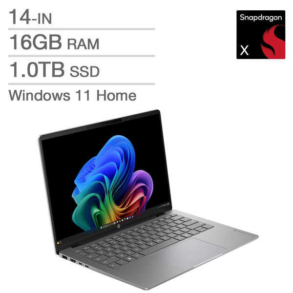HP 14HZ0003CA Laptop, 16GB RAM, 1TB Storage