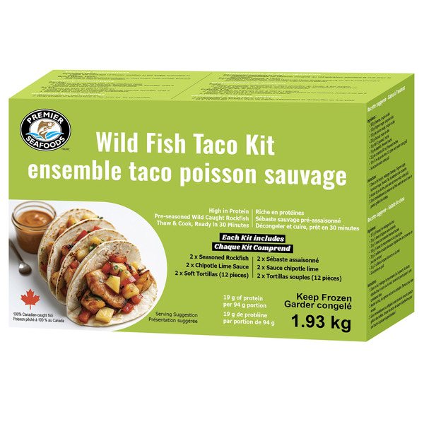 Premier Catch Seafoods Wild Fish Taco Kits