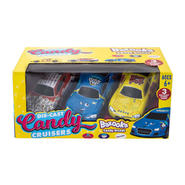 Bazooka Die-Cast Candy Cruisers