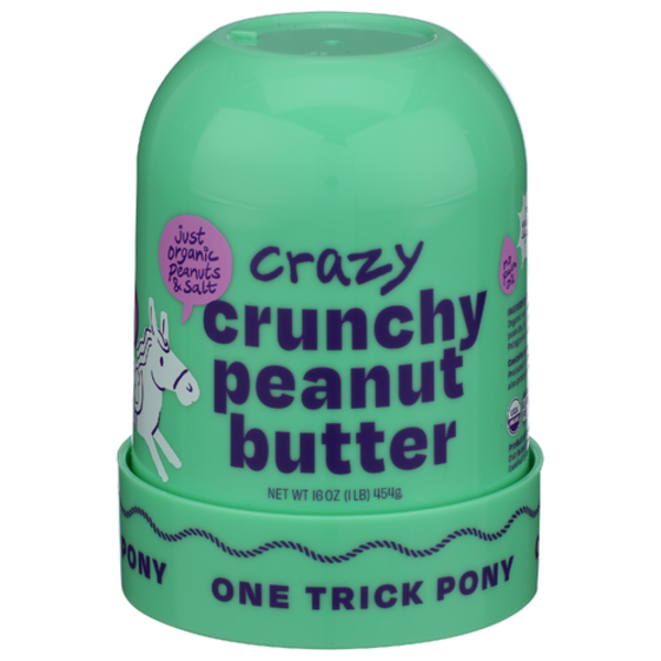One Trick Pony Nuts Organic Crazy Crunchy Peanut Butter