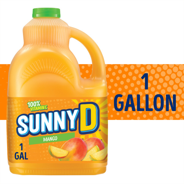 SunnyD Mango Juice Drink, 1 Gallon Bottle
