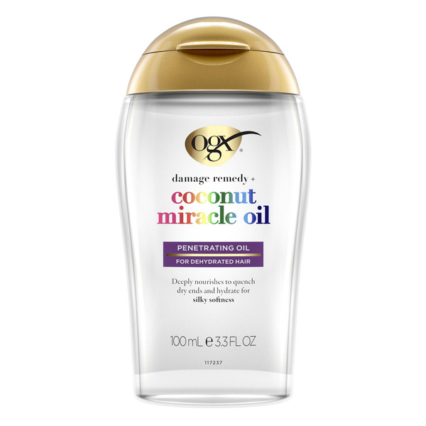 OGX Coconut Miracle Oil Penetrating Hair Oil Treatment, 3.3 fl oz
