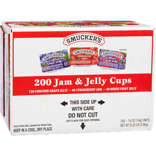 Smucker's - Assorted Jelly #12 - 200/0.5 oz