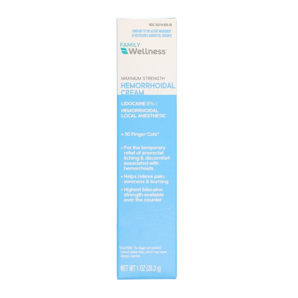 Family Wellness Maximum Strength Lidocaine 5% / Hemorrhoidal Local