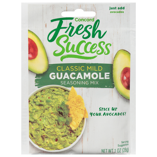 Concord Foods Seasoning Mix, Guacamole, Classic Mild