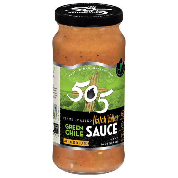 Salsation サルセーション 濃緑 505 Southwest Medium Green Chile Sauce Same-Day Delivery or Pickup