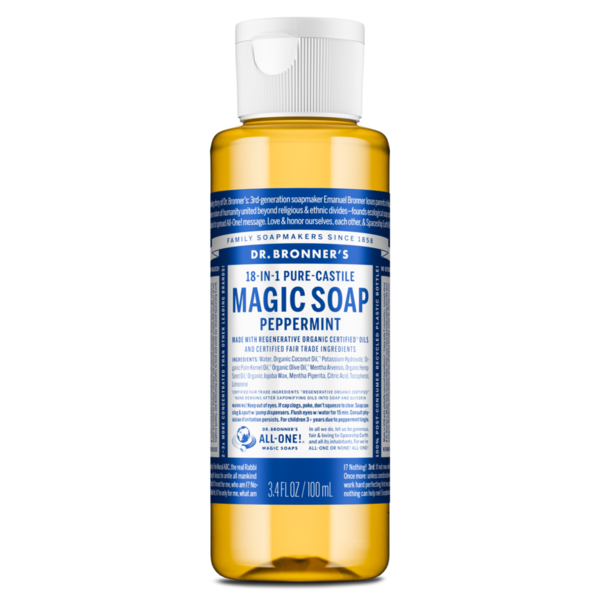 Dr. Bronner's 18-in-1 Pure-Castile Magic Soap - Peppermint