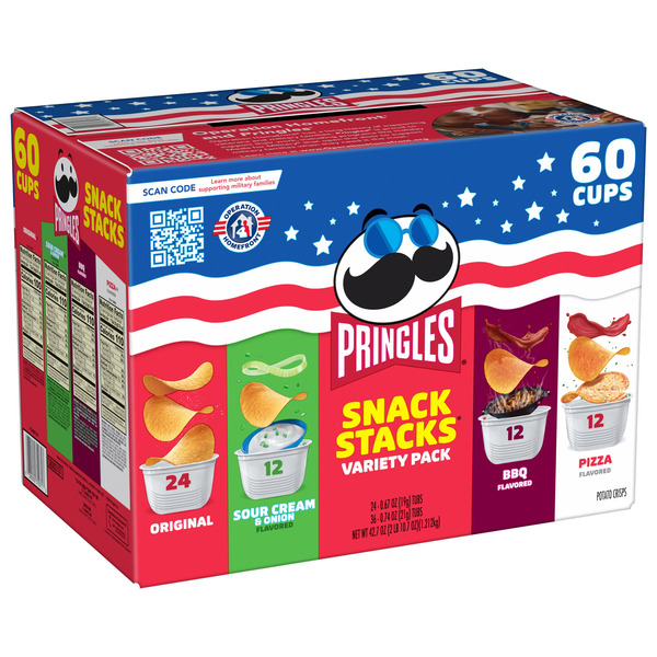 Pringles Summer Variety, 60-pack