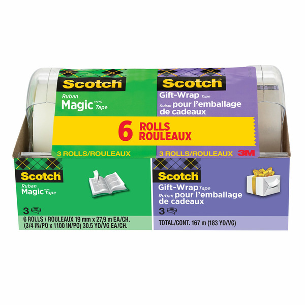 3M Scotch Magic Tape & Gift Wrap Tape