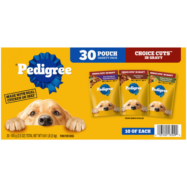 Publix Pedigree Choice Cuts in Gravy Adult Soft Wet Dog Food Variety