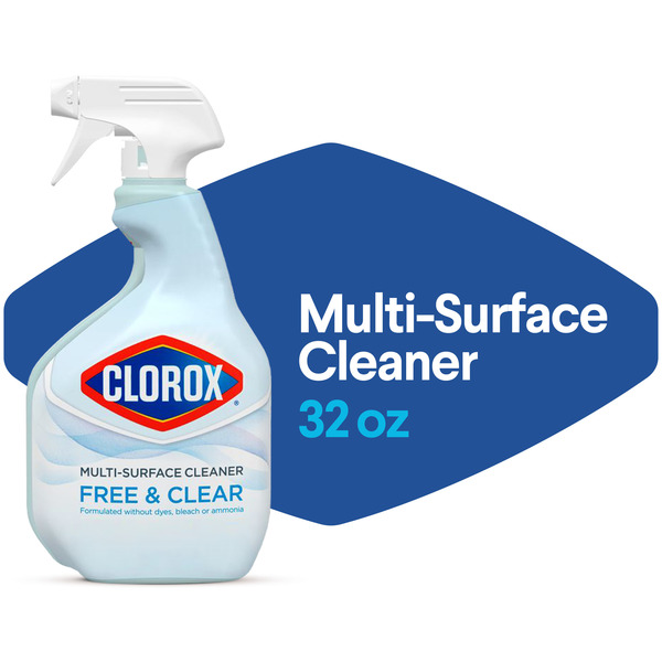 Clorox Free & Clear, Multi Surface Cleaner, Spray Bottle
