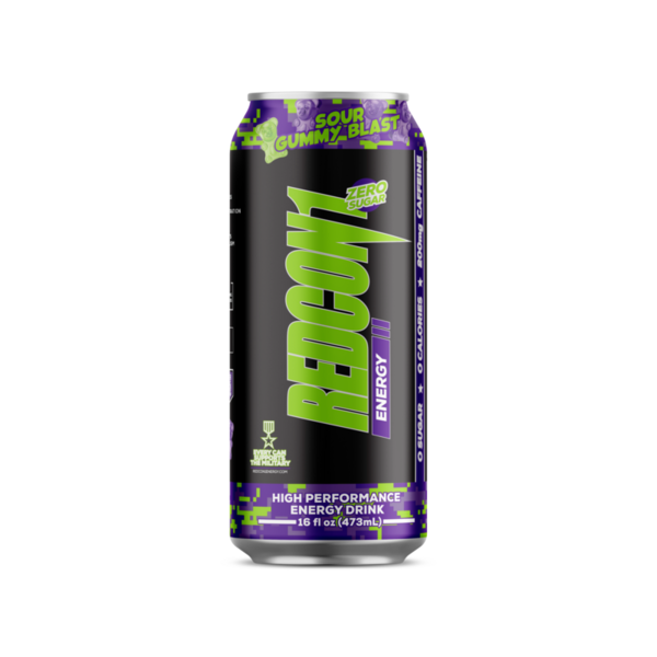 REDCON1 ENERGY DRINK, Sour Gummy Blast Same-Day Delivery or Pickup