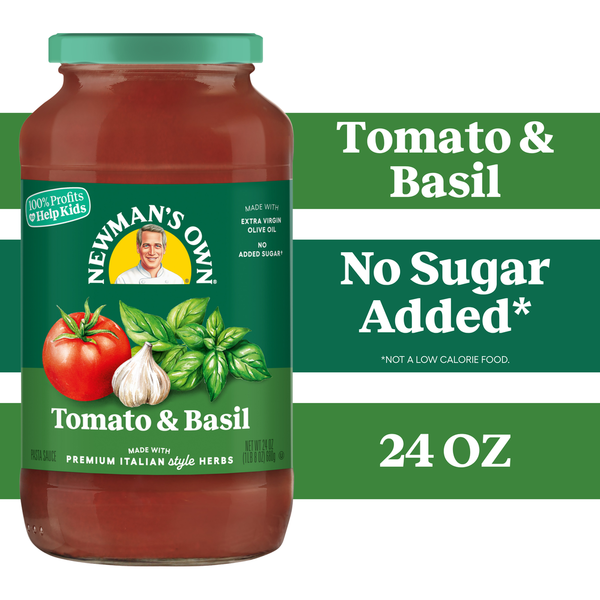 Newman's Own Pasta Sauce, Tomato & Basil