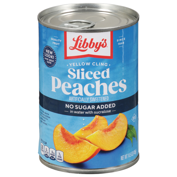Libby's Peaches, Sliced, Yellow Cling Same-Day Delivery or Pickup