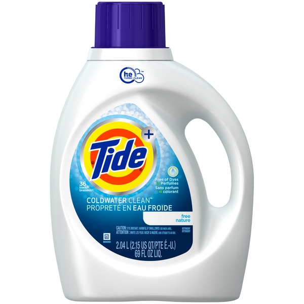 Tide Coldwater Clean Laundry Detergent, Free (69 fl oz) from Walmart