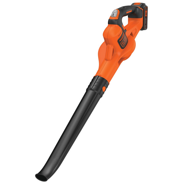 BLACK+DECKER LSW321 Black & Orange Powerboost 20 Volt Max Lithium-Ion Cordless Sweeper