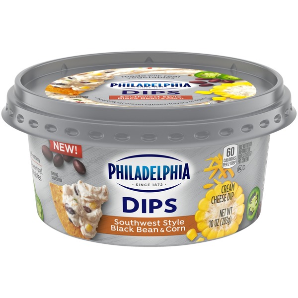 Philadelphia Dips Southwest Style Black Bean & Corn Cream Cheese Dip
