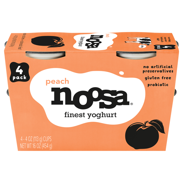 Noosa Yoghurt, Peach, Finest Same-Day Delivery or Pickup