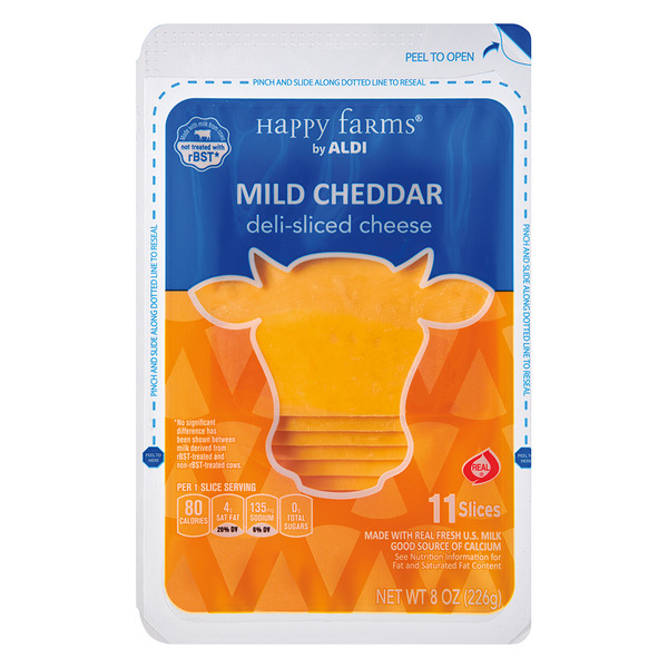 Happy Farms Deli Sliced Mild Cheddar Cheese