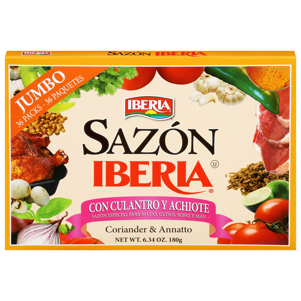 Iberia 36 Packs Jumbo Coriander & Annatto Sazon