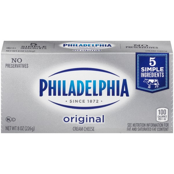 Kraft Philadelphia Original Cream Cheese (8 oz) from JewelOsco Instacart