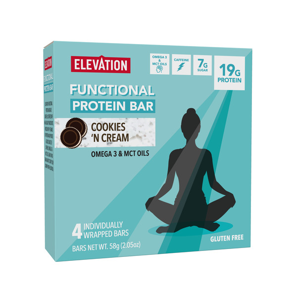 ALDI Elevation Functional Protein Bar, Cookies 'N Cream SameDay Delivery or Pickup Instacart