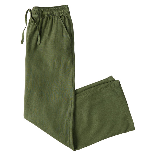 Serra Green Linen Viscose Pants, XL Same-Day Delivery or Pickup | ALDI