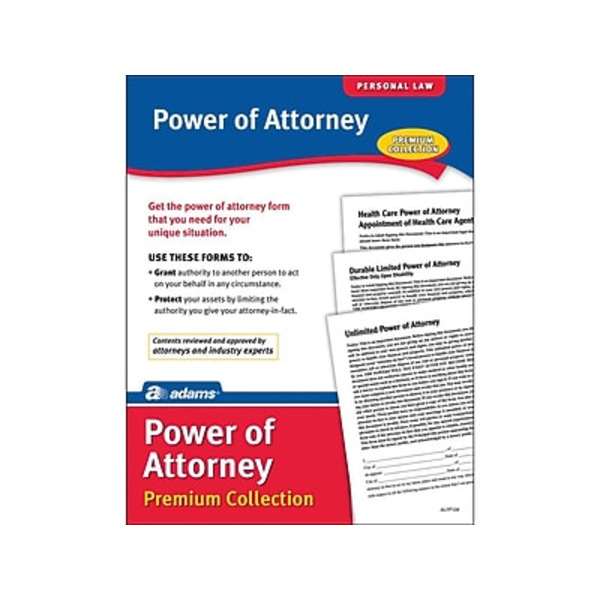 Adams ABF ALFP126 8.5" x 11" x 0.12" Power of Attorney Forms