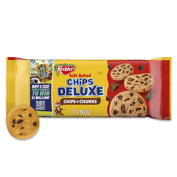 Keebler Soft Baked Chips Deluxe Chocolate Cookies, 11.9 oz Same