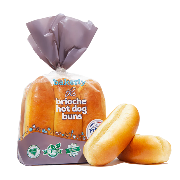 bakerly Brioche Hot Dog Buns Same-Day Delivery or Pickup