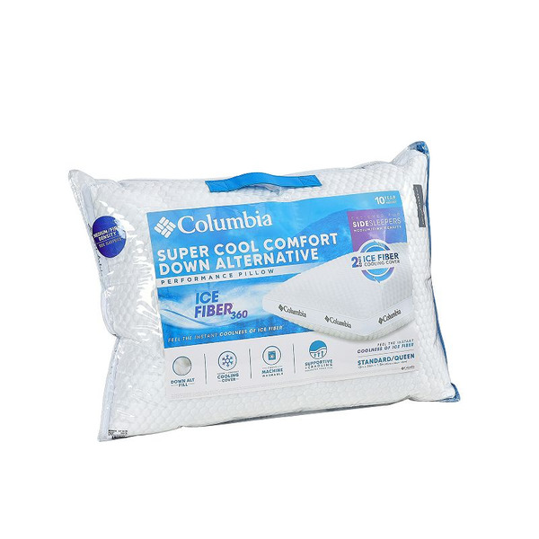 Columbia Ice Fiber Side Sleeper Down Alternative Pillow