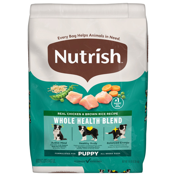 Rachael Ray Nutrish Bright Puppy Real Chicken & Brown Rice Recipe