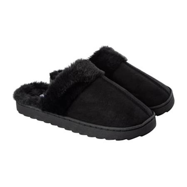 Sole Mates Juniors' Fur Scuff Slippers