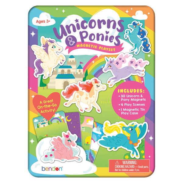 Bendon Tin Activities, Unicorns & Ponies Same-Day Delivery or