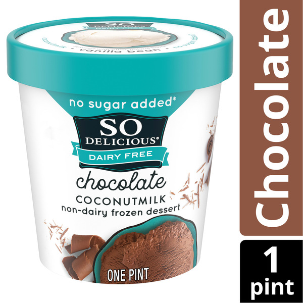 Coconut Milk Non Dairy Frozen Dessert No Sugar Added Chocolate Pint