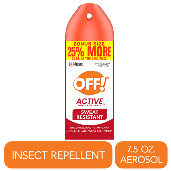 OFF!® Active Insect Repellent, Sweat Resistant Mosquito Spray Same-Day  Delivery or Pickup