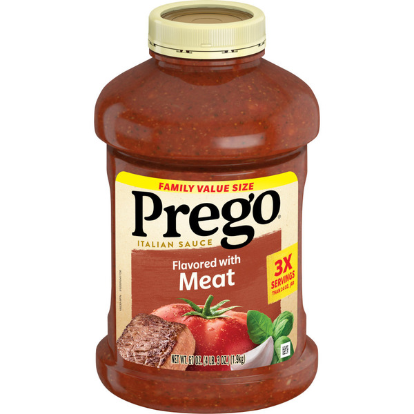 Prego Flavored With Meat Pasta Sauce