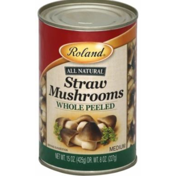Roland - Straw Mushrooms - 15 oz Can