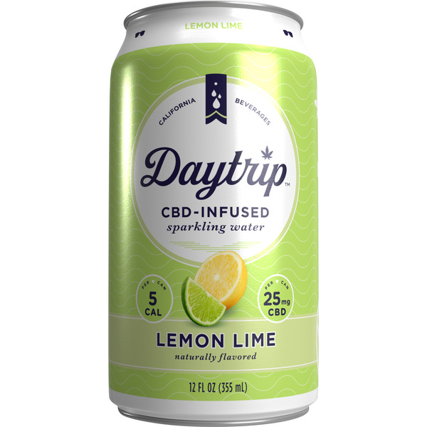 CBD Infused Sparkling Water, Lemon Lime