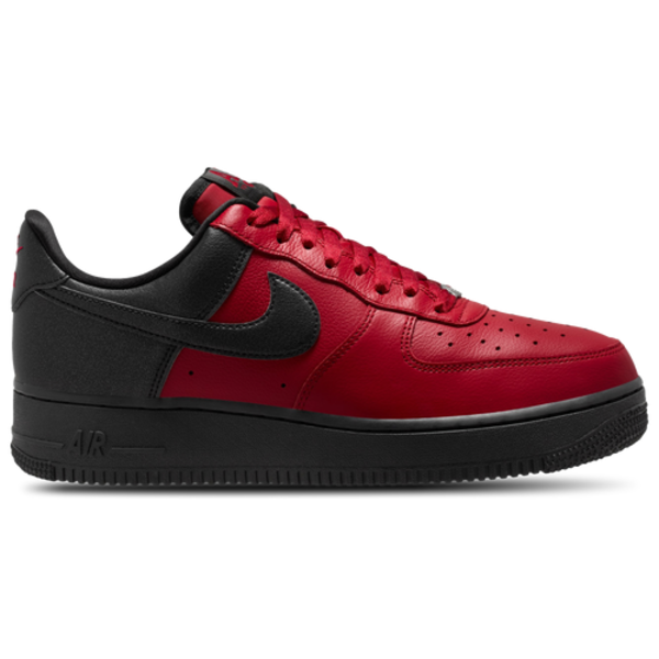 Nike Men's Air Force 1 '07 LV8 Running Shoes, Size 12 - Gym Red/Summit White/Black