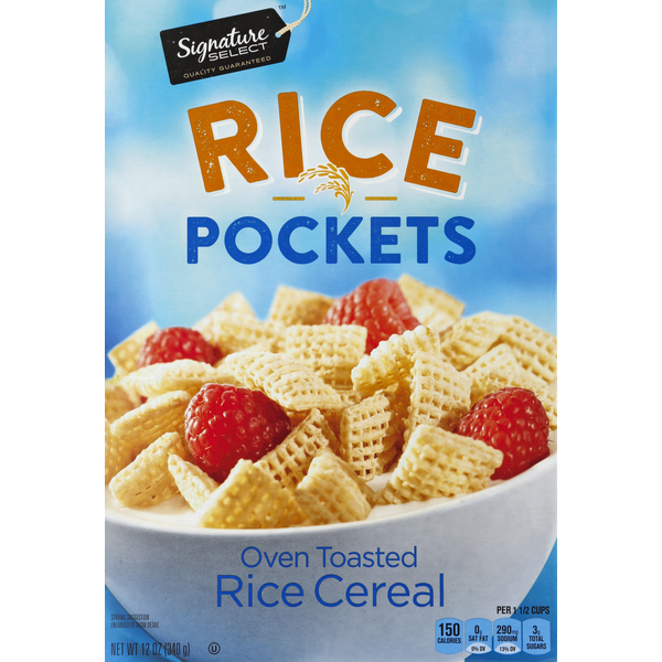 SIGNATURE SELECTS Rice Cereal, Oven Toasted