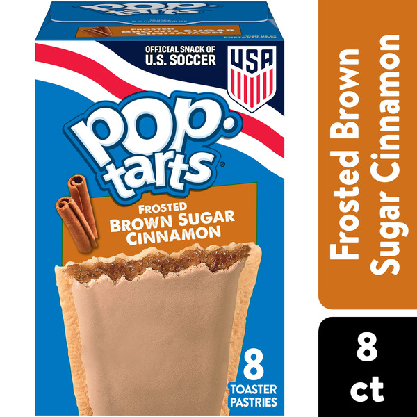 Pop-Tarts Frosted Brown Sugar Cinnamon Toaster Pastries, Breakfast Foods