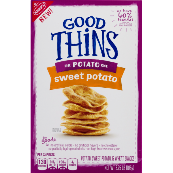 Nabisco Good Thins The Potato One Snacks Sweet Potato