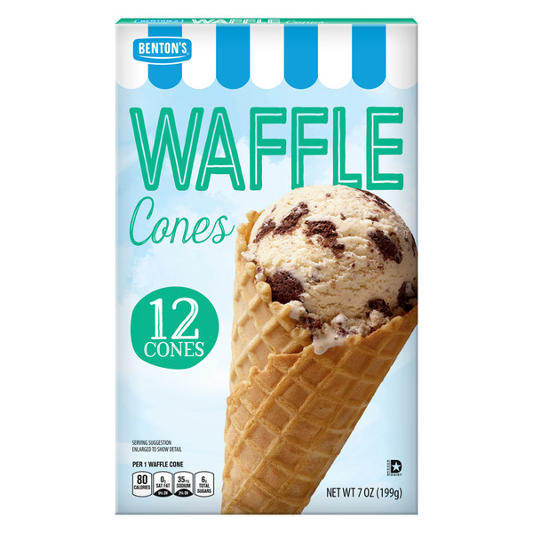 Benton's Waffle Cones, 12 Count