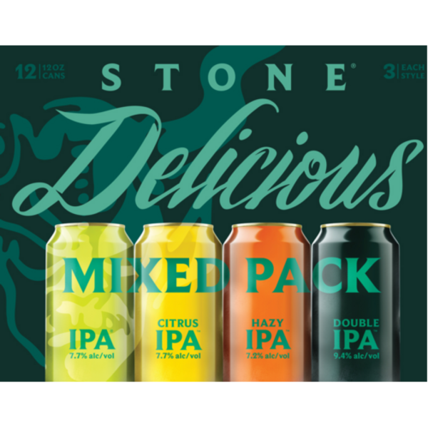 Stone Brewing Co Delicious Mixed IPA 12 Pack Cans
