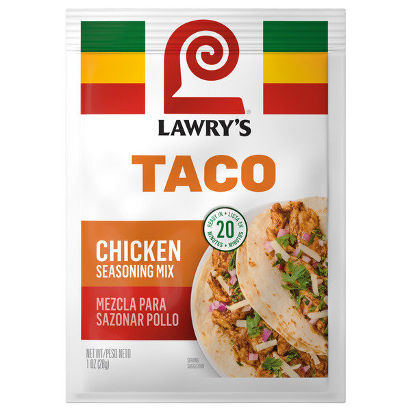 LAWRY'S Chicken Taco Spices & Seasonings